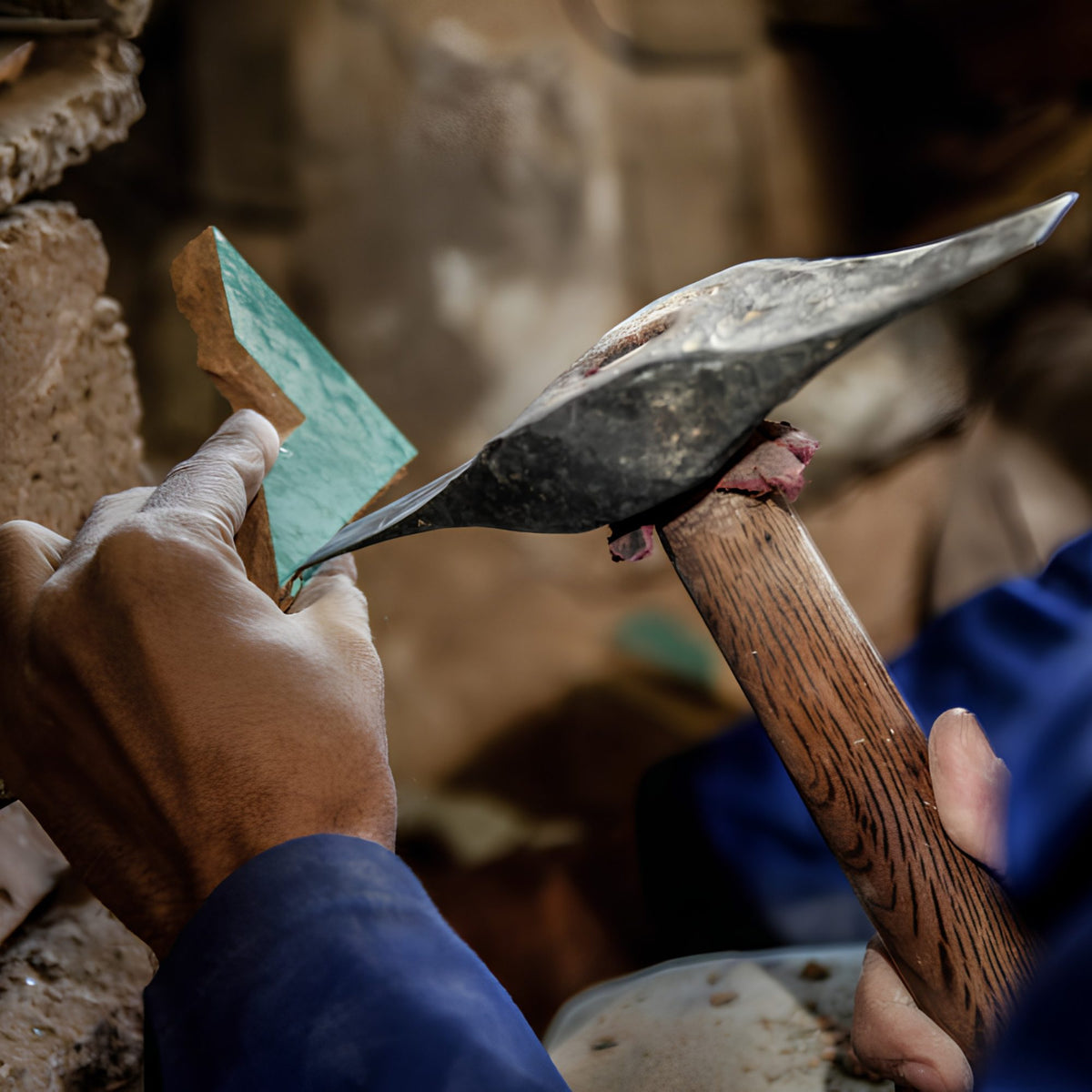 Handmade zellige workshop in Fez